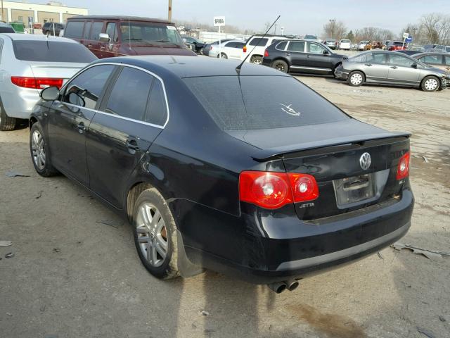 3VWEF71K67M129958 - 2007 VOLKSWAGEN JETTA WOLF BLACK photo 3