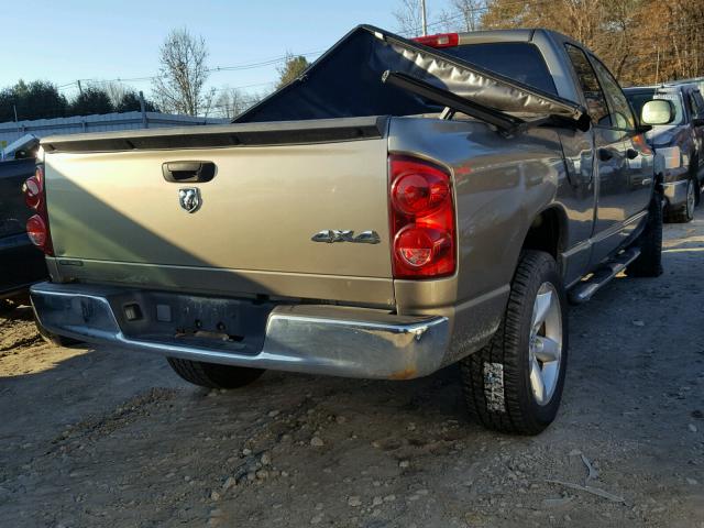 1D7HU18NX7J622855 - 2007 DODGE RAM 1500 S TAN photo 4