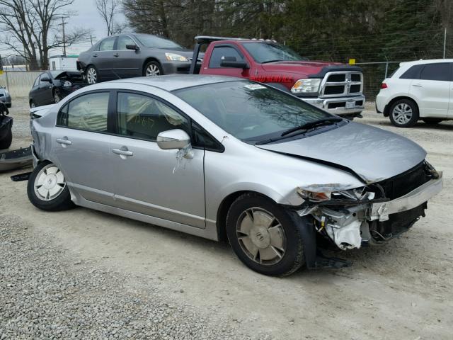 JHMFA36286S028268 - 2006 HONDA CIVIC HYBR SILVER photo 1