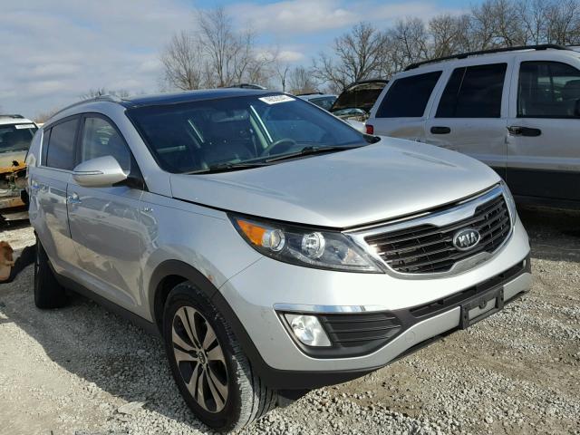 KNDPCCA26B7086688 - 2011 KIA SPORTAGE E SILVER photo 1