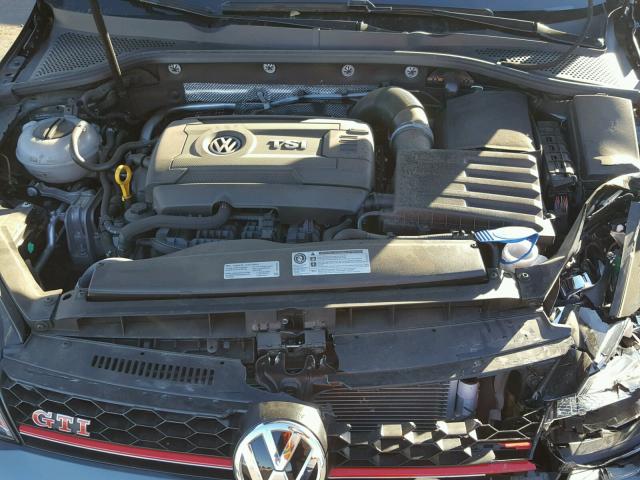 3VW547AU1GM014921 - 2016 VOLKSWAGEN GTI S/SE CHARCOAL photo 7