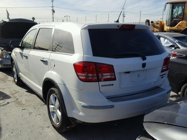 3D4PG4FB3AT155563 - 2010 DODGE JOURNEY SE WHITE photo 3