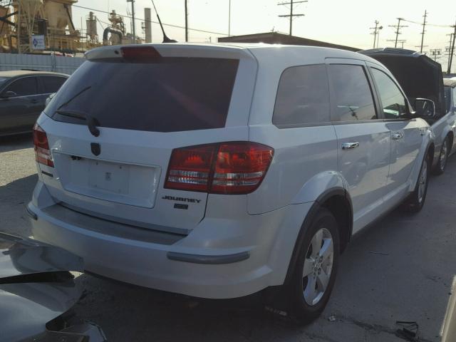 3D4PG4FB3AT155563 - 2010 DODGE JOURNEY SE WHITE photo 4