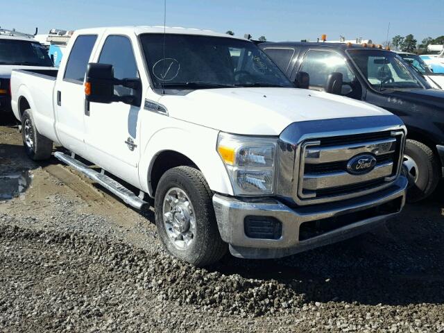 1FT7W2AT7BEC34580 - 2011 FORD F250 SUPER WHITE photo 1