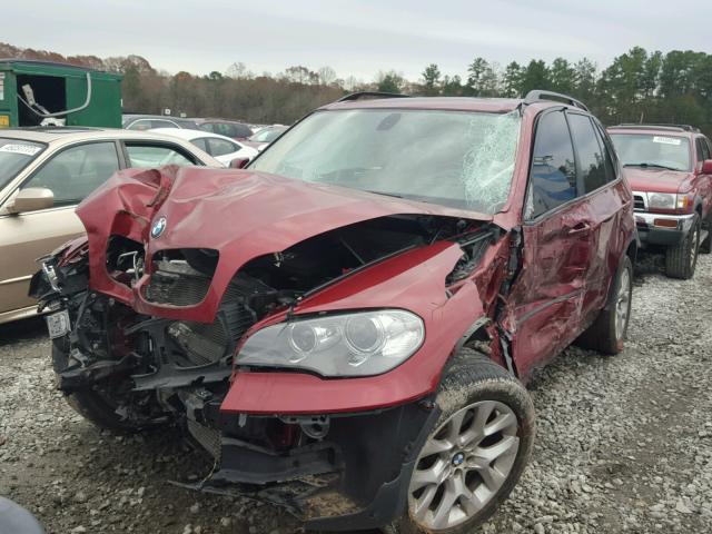 5UXZV4C5XCL766567 - 2012 BMW X5 XDRIVE3 RED photo 2