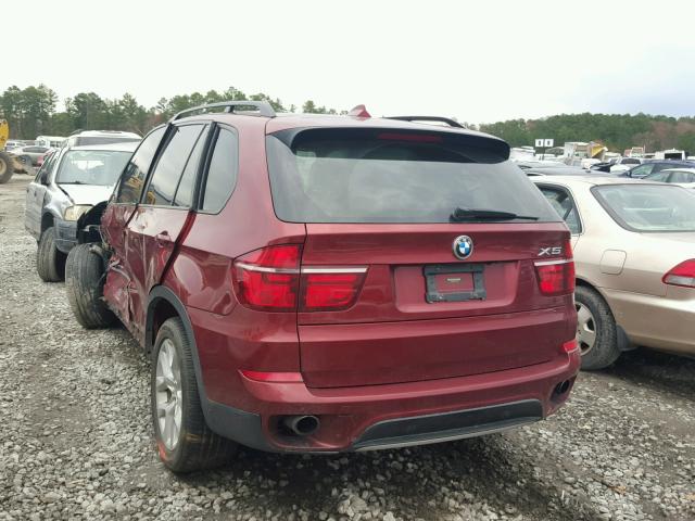 5UXZV4C5XCL766567 - 2012 BMW X5 XDRIVE3 RED photo 3