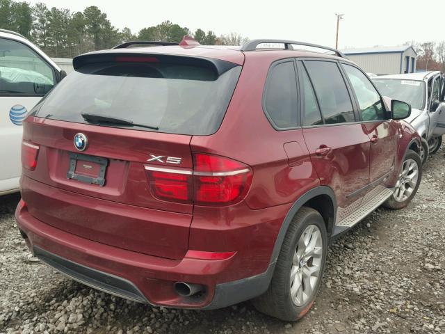 5UXZV4C5XCL766567 - 2012 BMW X5 XDRIVE3 RED photo 4