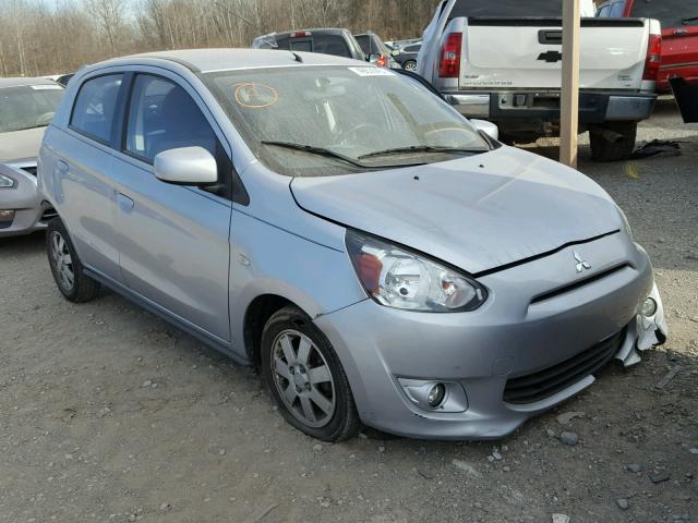 ML32A4HJ6EH023417 - 2014 MITSUBISHI MIRAGE ES SILVER photo 1