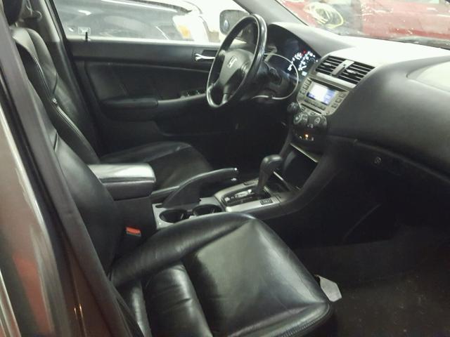 1HGCM66516A005574 - 2006 HONDA ACCORD EX BLACK photo 5