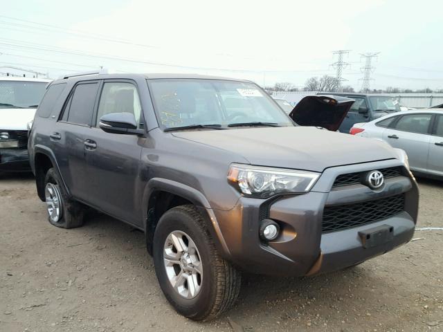 JTEBU5JR8F5224082 - 2015 TOYOTA 4RUNNER SR CHARCOAL photo 1