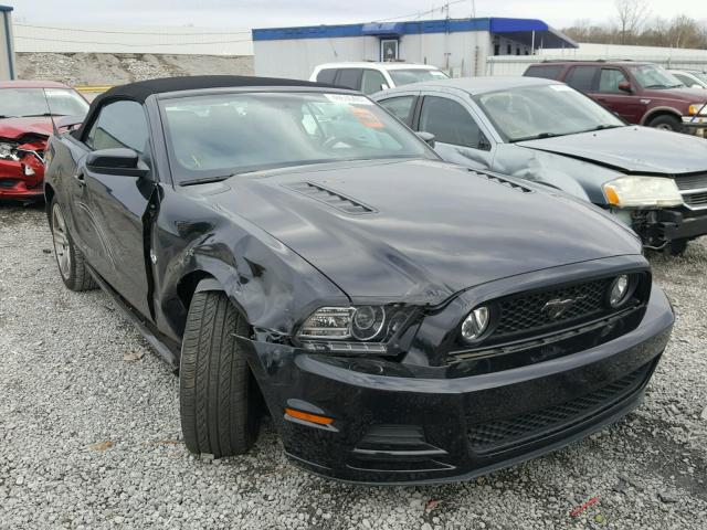 1ZVBP8FF1D5252098 - 2013 FORD MUSTANG GT BLACK photo 1