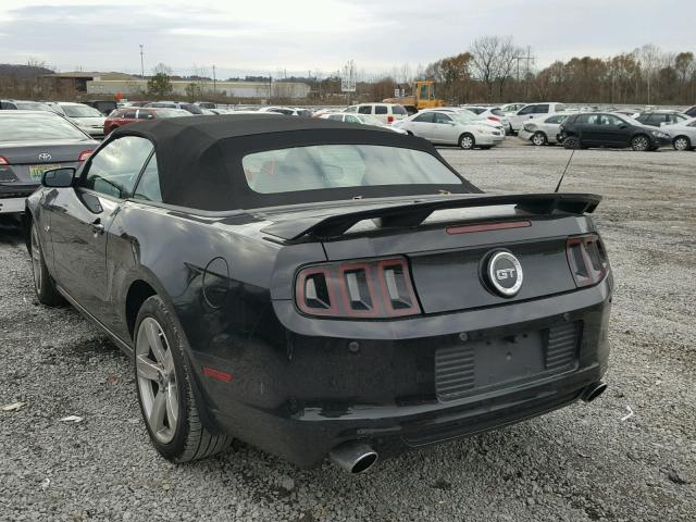 1ZVBP8FF1D5252098 - 2013 FORD MUSTANG GT BLACK photo 3