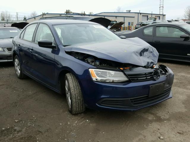 3VWLL7AJ5EM319934 - 2014 VOLKSWAGEN JETTA TDI BLUE photo 1