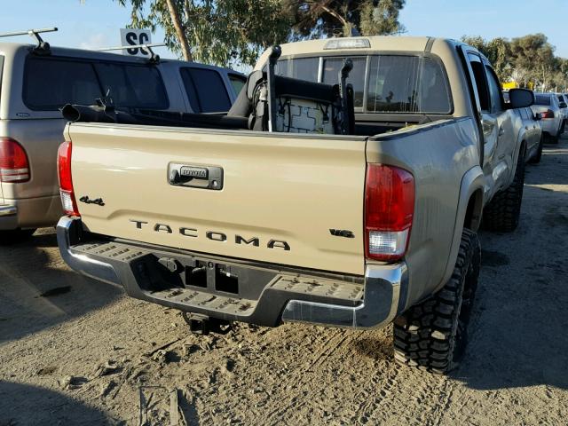 3TMCZ5AN0HM075445 - 2017 TOYOTA TACOMA DOU BROWN photo 4