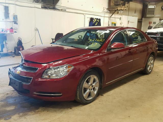 1G1ZC5E1XBF321680 - 2011 CHEVROLET MALIBU 1LT 栗色 照片 2