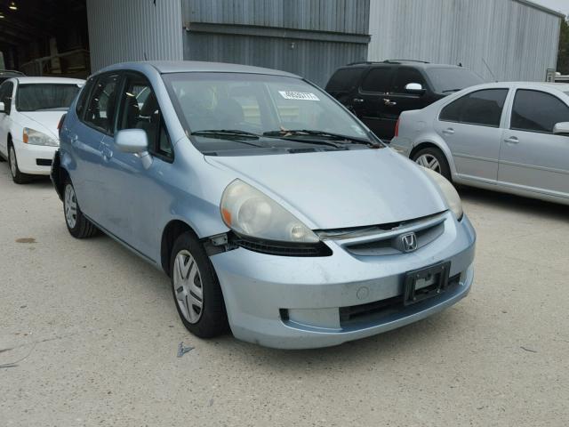 JHMGD38487S010185 - 2007 HONDA FIT BLUE photo 1