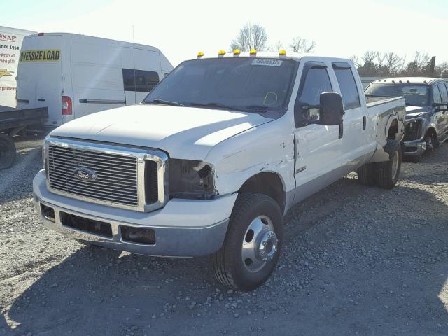 1FTWW33P77EA63483 - 2007 FORD F350 SUPER WHITE photo 2