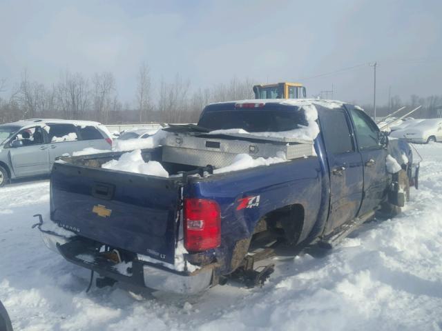 3GCPKSE73DG249128 - 2013 CHEVROLET SILVERADO BLUE photo 4