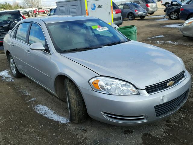 2G1WT58K481239922 - 2008 CHEVROLET IMPALA LT SILVER photo 1