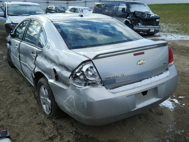 2G1WT58K481239922 - 2008 CHEVROLET IMPALA LT SILVER photo 3