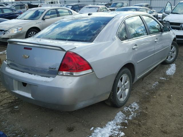 2G1WT58K481239922 - 2008 CHEVROLET IMPALA LT SILVER photo 4