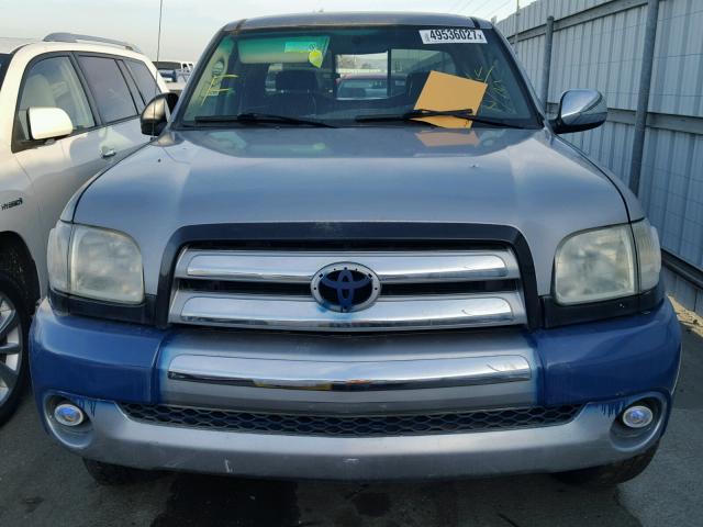 5TBRN34153S435426 - 2003 TOYOTA TUNDRA ACC SILVER photo 9