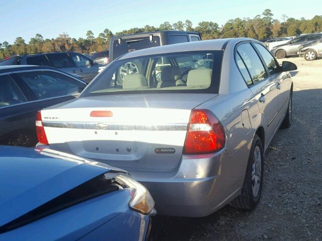 1G1ZS528X5F316889 - 2005 CHEVROLET MALIBU GRAY photo 4