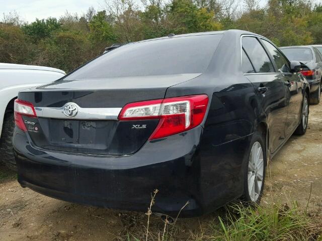 4T4BF1FK3ER337866 - 2014 TOYOTA CAMRY L BLACK photo 4