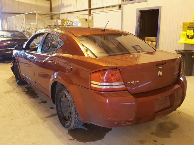 1B3LC46B09N540857 - 2009 DODGE AVENGER SE RED photo 3