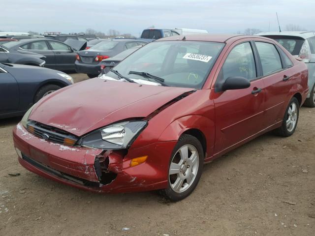 1FAFP38333W339431 - 2003 FORD FOCUS ZTS RED photo 2