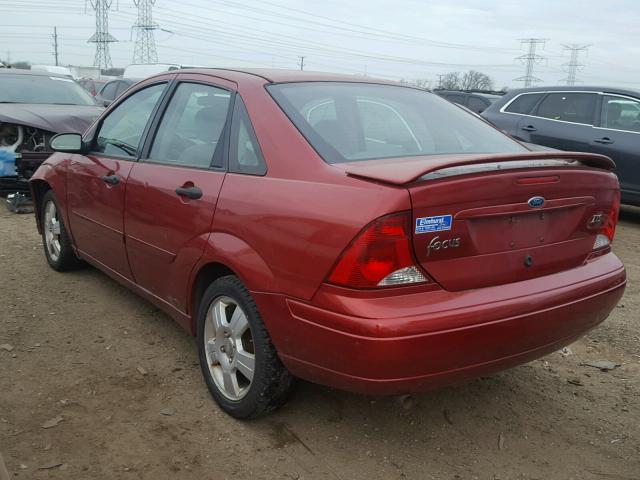 1FAFP38333W339431 - 2003 FORD FOCUS ZTS RED photo 3
