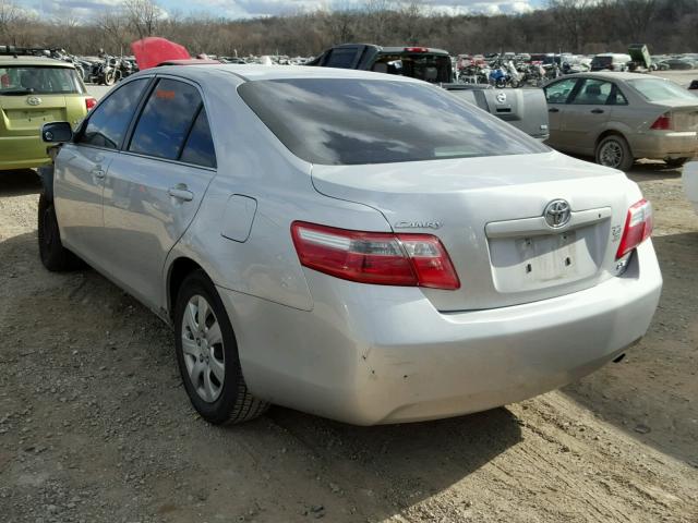 4T1BE46K88U201381 - 2008 TOYOTA CAMRY CE SILVER photo 3