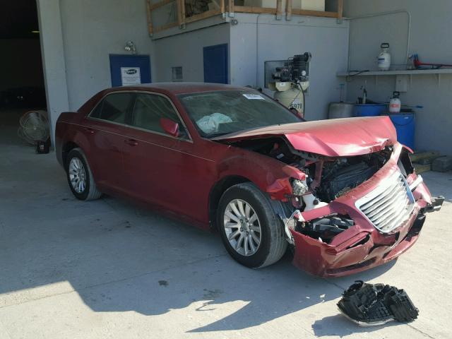 2C3CCAAG9EH124426 - 2014 CHRYSLER 300 RED photo 1