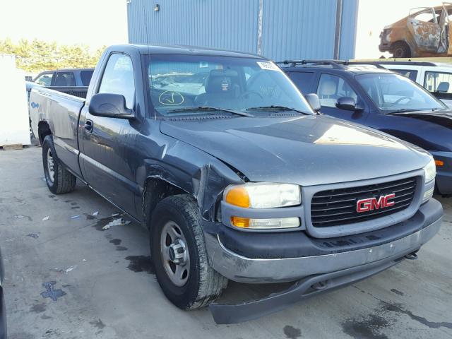 1GTEC14W32Z250929 - 2002 GMC NEW SIERRA GRAY photo 1