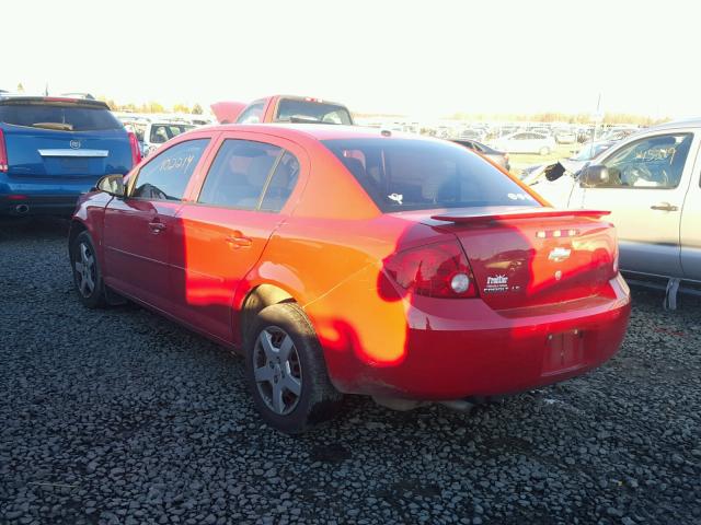 1G1AK58F187284061 - 2008 CHEVROLET COBALT LS RED photo 3