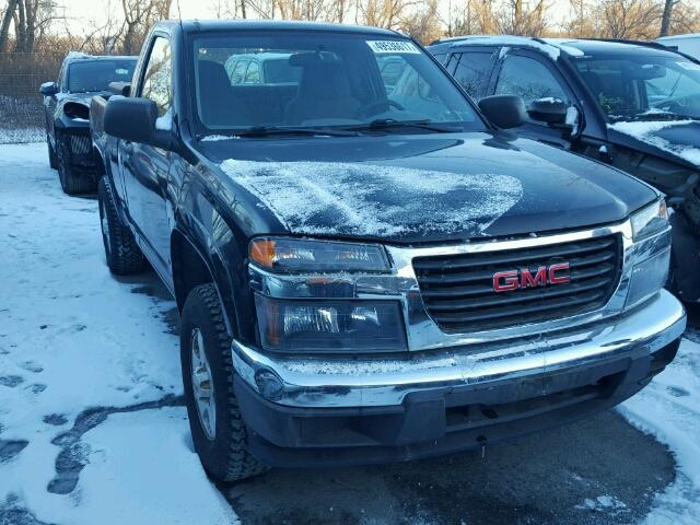 1GTDT148368327825 - 2006 GMC CANYON BLACK photo 1