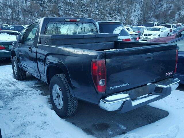 1GTDT148368327825 - 2006 GMC CANYON BLACK photo 3