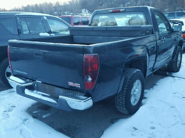 1GTDT148368327825 - 2006 GMC CANYON BLACK photo 4