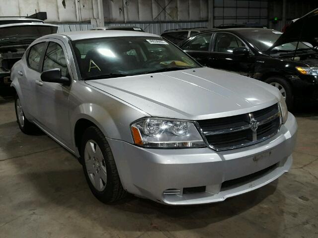 1B3LC46K28N695182 - 2008 DODGE AVENGER SE SILVER photo 1