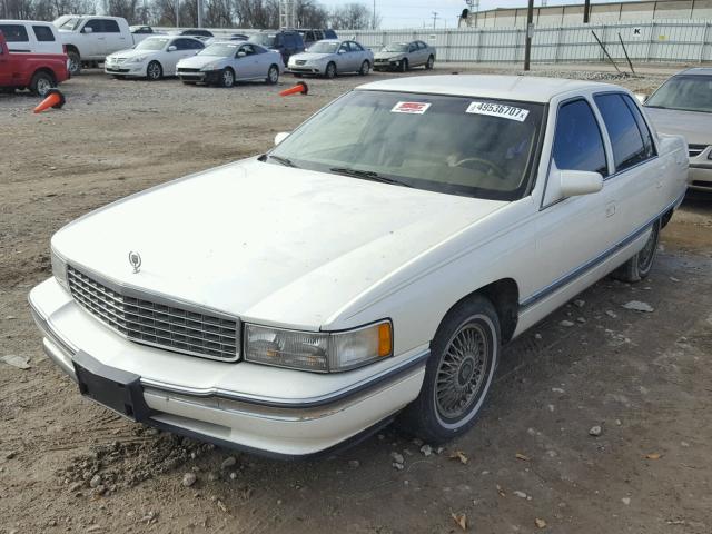 1G6KD52B4SU225738 - 1995 CADILLAC DEVILLE WHITE photo 2