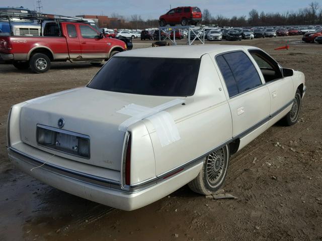 1G6KD52B4SU225738 - 1995 CADILLAC DEVILLE WHITE photo 4