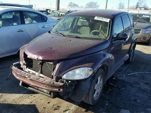 3C4FY58B42T272112 - 2002 CHRYSLER PT CRUISER PURPLE photo 2