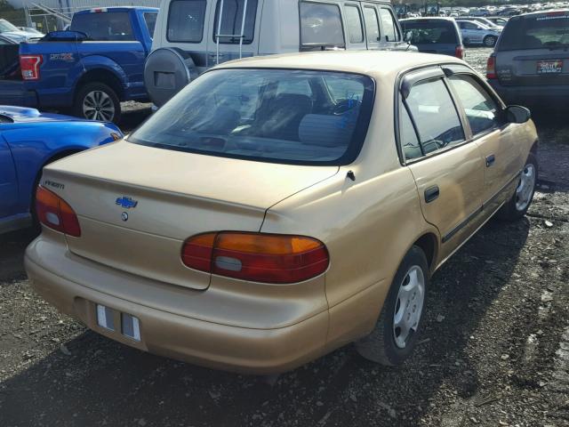 1Y1SK5289YZ412018 - 2000 CHEVROLET GEO PRIZM BEIGE photo 4