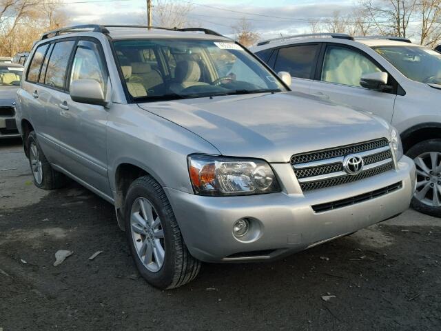 JTEEW21A360016043 - 2006 TOYOTA HIGHLANDER SILVER photo 1