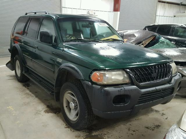 JA4MT21H11P031365 - 2001 MITSUBISHI MONTERO SP GREEN photo 1