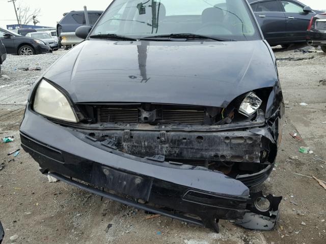 1FAFP34N17W348609 - 2007 FORD FOCUS ZX4 BLACK photo 9