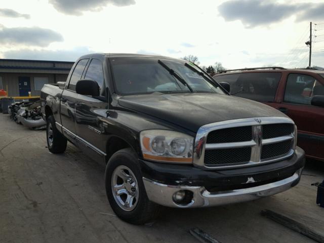 1D7HA18236S638645 - 2006 DODGE RAM 1500 S BLACK photo 1