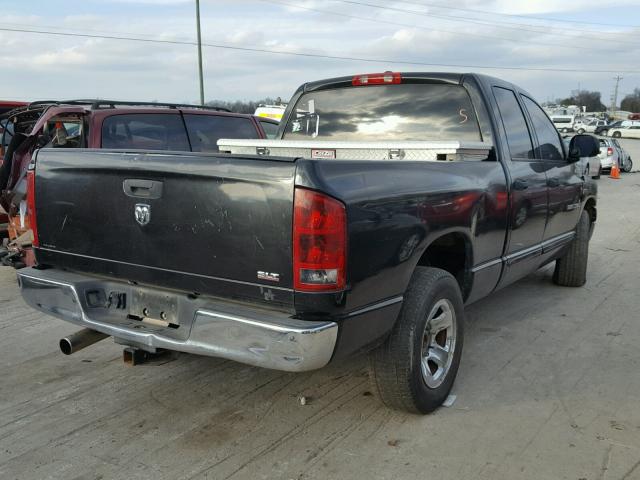 1D7HA18236S638645 - 2006 DODGE RAM 1500 S BLACK photo 4