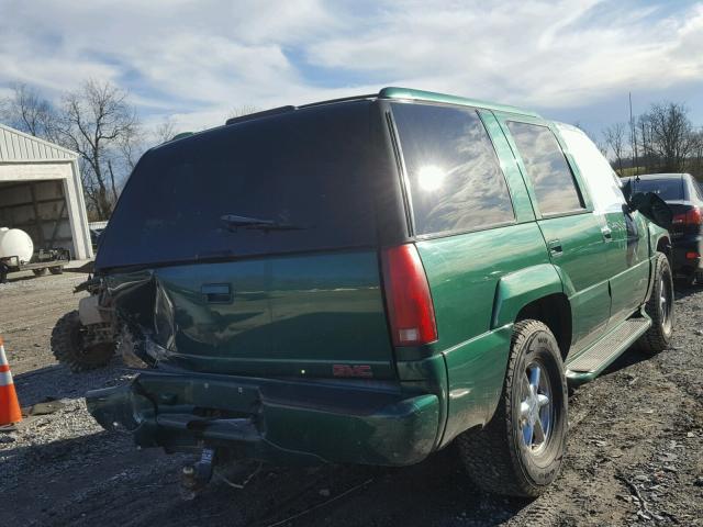 1GKEK13R9XR907601 - 1999 GMC DENALI GREEN photo 4