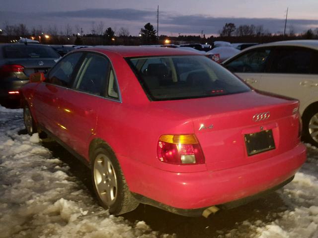 WAUED68D9WA001247 - 1998 AUDI A4 2.8 QUA RED photo 3